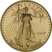 2007 Proof 1/4oz American Eagle Gold Coin