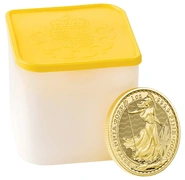 Tube of 10 2023 King Charles III Britannia One Ounce Gold Coins