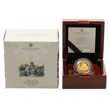 2021 1/4oz Through the Looking-Glass Proof Gold Coin Boxed