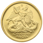 1995 Proof Quarter Ounce 1/4oz Angel Gold Coin