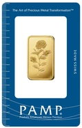 PAMP Rosa 20 Gram Gold Bar Minted