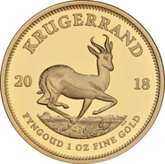 2018 Proof Krugerrand Gold Coin 1oz