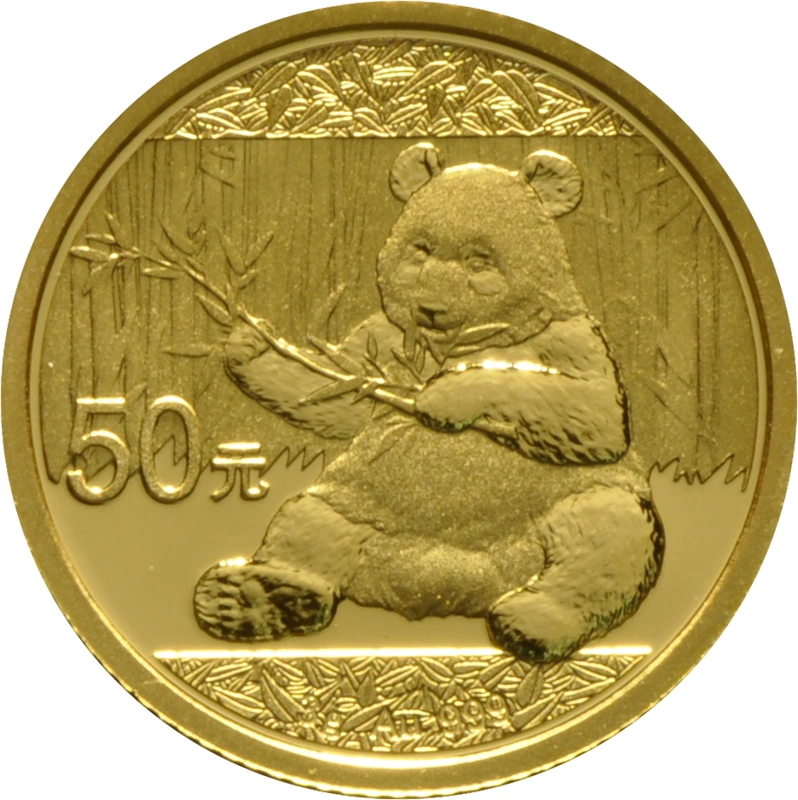 2017 3 gram Gold Chinese Panda Coin