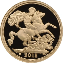 Gold Proof 2018 Sovereign Boxed