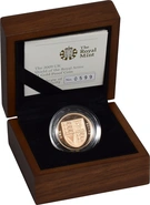 2009 UK Shield of the Royal Arms £1 Gold Proof Coin
