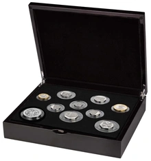 Her Majesty Queen Elizabeth II 2022 Silver Proof Memorial Definitive Coin Set Boxed