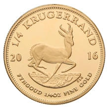 2016 Proof Quarter Ounce Gold Krugerrand NGC PF69