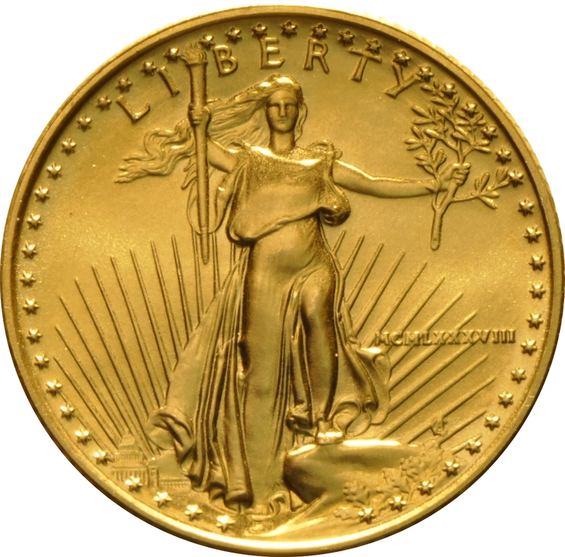 1988 1/4oz American Eagle Gold Coin MCMLXXXVIII