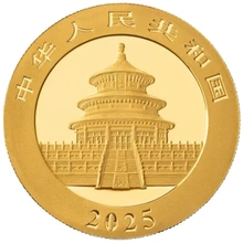 2025 3g Chinese Panda Gold Coin