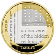 2023 - Ada Lovelace Silver £2 Piedfort Proof Coin Boxed