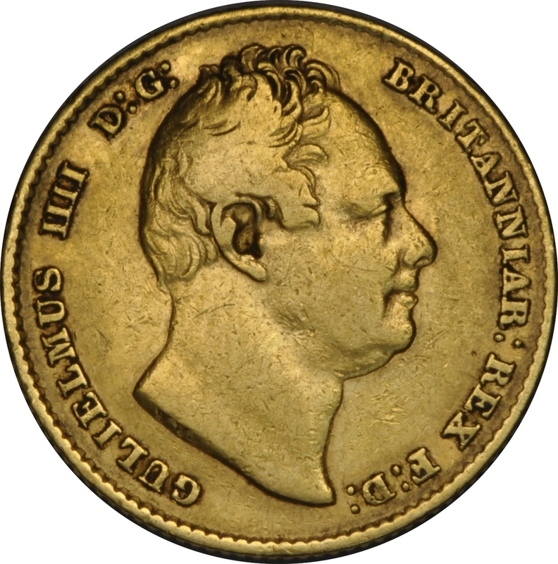 1834 Gold Sovereign Coin