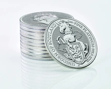 2019 1oz Platinum Coin, The Unicorn - Queen's Beast