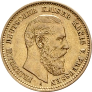 10 Mark German Friedrich III 1888