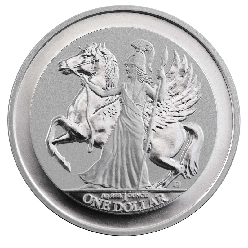Pegasus 2017 Reverse Proof Silver 1oz Coin