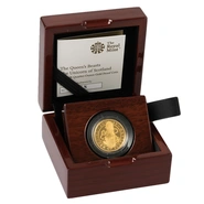 2017 1/4oz Proof Unicorn of Scotland Gold Coin Queen's Beasts Boxed