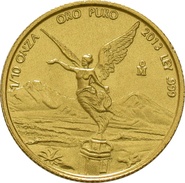 Tenth Ounce Libertad Gold Coin