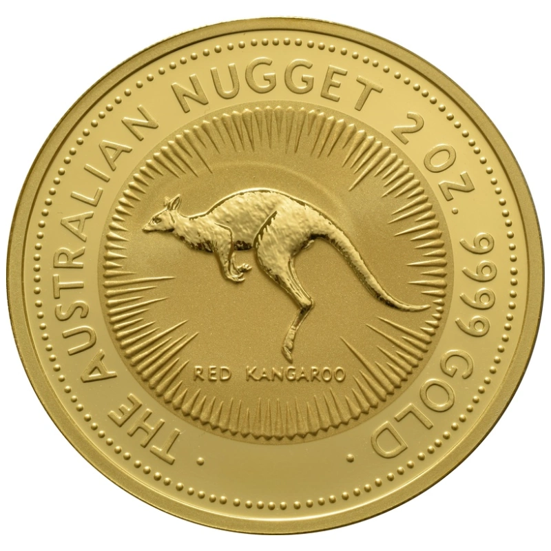 2oz Australian Kangaroo Gold Nugget Coin Best Value