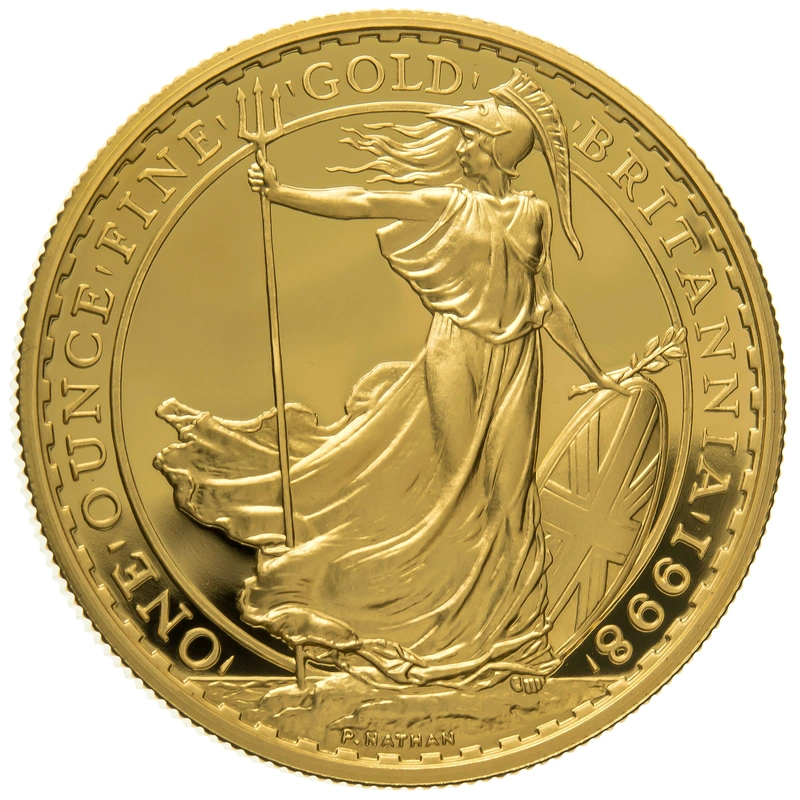 1998 One Ounce Proof Britannia Gold Coin