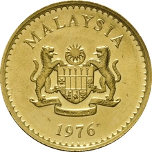 Malaysian 1976 500 Ringgit Tapir Gold Coin