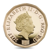 Gold Proof 2017 £1 One Pound Nations of the Crown 2017 Boxed