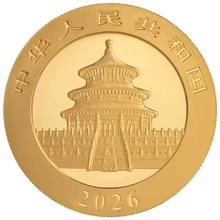 2026 30g Chinese Panda Gold Coin