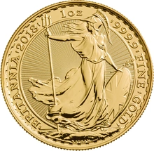 2018 Britannia One Ounce Gold Coin