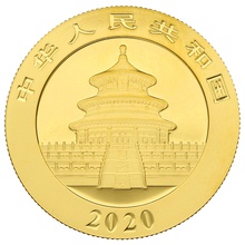 2020 15g Gold Chinese Panda Coin