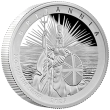 2025 Britannia 2oz Silver Proof Coin Boxed
