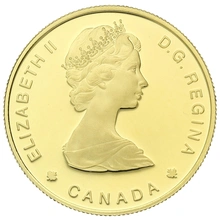 Canadian 1984 $100 Half Ounce Proof Gold Coin Jaques Cartier Boxed