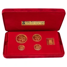 1979 Isle of Man Gold Proof Sovereign Four Coin Set Boxed