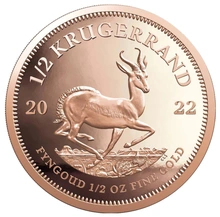 2022 Half Ounce Krugerrand Gold Coin