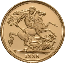1998 Gold Proof Sovereign Four Coin Set