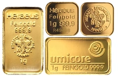 1g Gold Bar (Pre Owned)