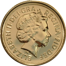 2009 Gold Half Sovereign Elizabeth II Fourth Head