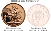 2013 Gold Sovereign - Elizabeth II Fourth Head