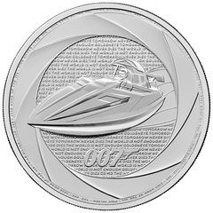 2025 Six Decades of 007, Bond of the 1990s 1oz Silver Coin