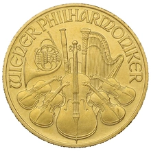 1992 Quarter Ounce Gold Austrian Philharmonic