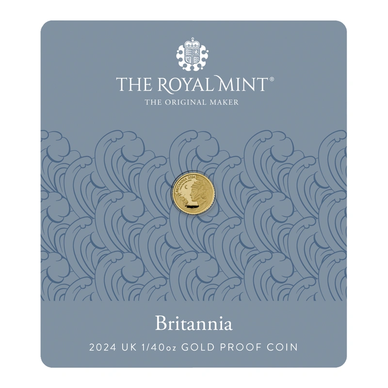 2024 Britannia 1/40oz Gold Proof Coin