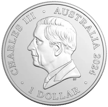 2024 Australian Zoo Giraffe Silver Coin 1oz