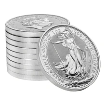 2023 Silver Queen Elizabeth II Britannia Full Monster Box