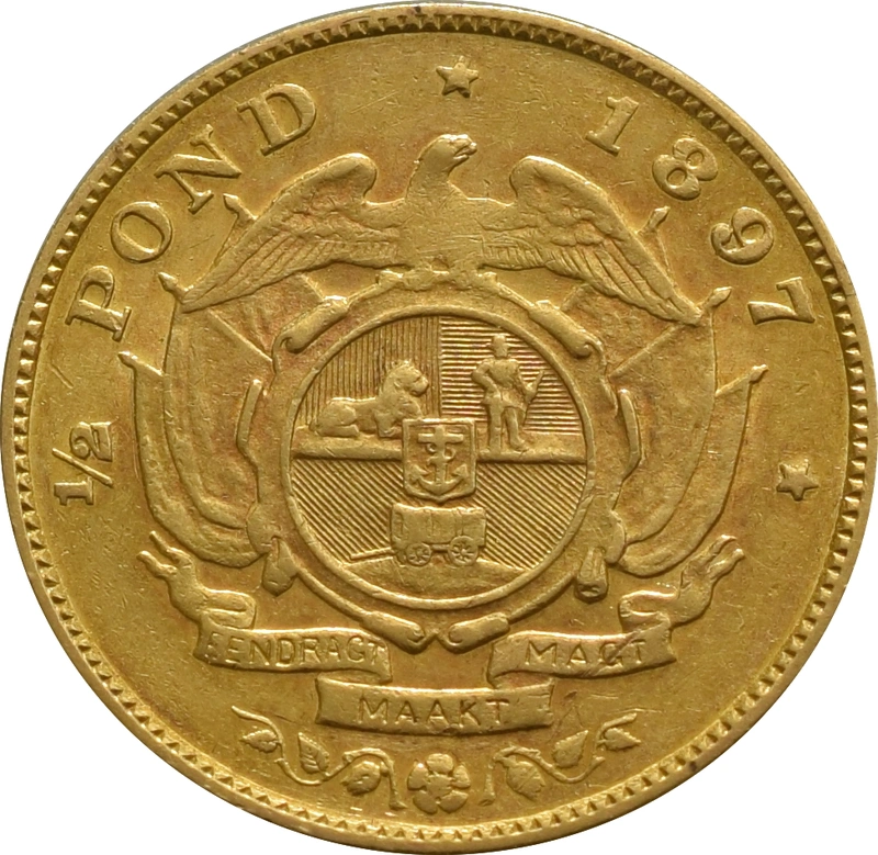 1897 1/2 Pond South Africa