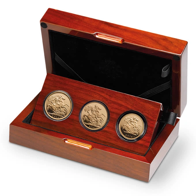 2014 Gold Proof Sovereign Three Coin Set