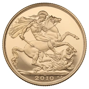 2010 £2 Two Pound Proof Gold Coin (Double Sovereign)