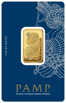 PAMP 1/2oz Gold Bar Minted