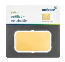 Umicore 100 Gram Gold Bars