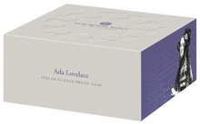 2023 Proof £2 Gold Coin Ada Lovelace Boxed