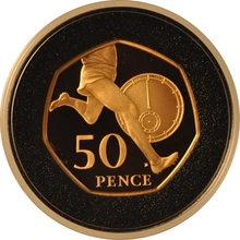 Gold Proof 2004 Fifty Pence Piece - Roger Bannister
