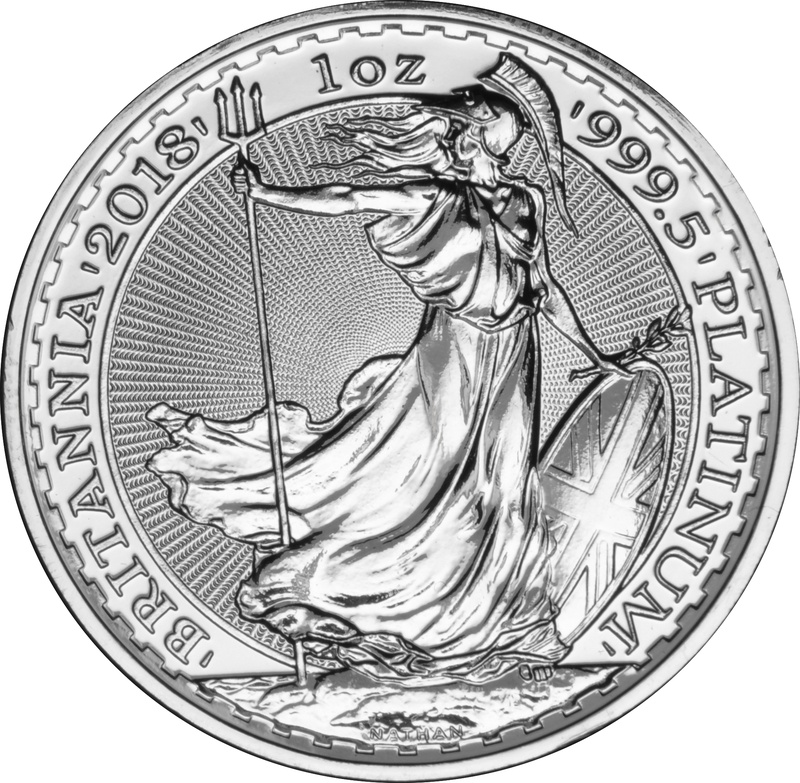2018 1oz Platinum Britannia Coin