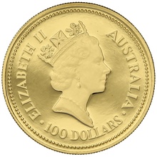 1988 1oz Gold Proof Australian Nugget