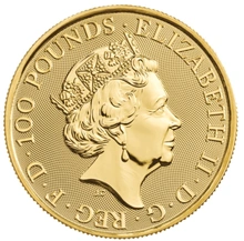 2023 Yale of Beaufort Gold Coin Tudor Beasts 1oz